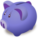 download Piggybank Pink clipart image with 270 hue color