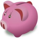 download Piggybank Pink clipart image with 0 hue color