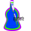 download Botella Aguardiente clipart image with 225 hue color
