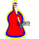 download Botella Aguardiente clipart image with 0 hue color
