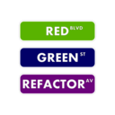 download Red Green Refactor Street Sign clipart image with 90 hue color