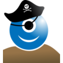 download Alien Pirate clipart image with 0 hue color