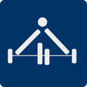download Weight Lifting Pictogram clipart image with 0 hue color
