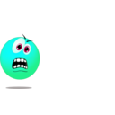download Smiley Terrified Yellow Emoticon clipart image with 135 hue color