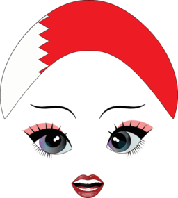 Pretty Bahrani Girl Smiley Emoticon