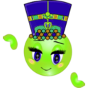 download Pharaoh Girl Smiley Emoticon clipart image with 45 hue color