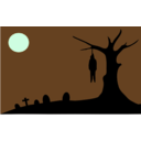 download Macabre Hanging clipart image with 90 hue color
