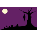 download Macabre Hanging clipart image with 0 hue color