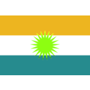 download Flag Of Kurdistan clipart image with 45 hue color