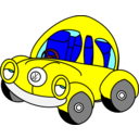 download Sleepy Vw Beetle clipart image with 0 hue color