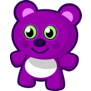 download Little Bear Toy clipart image with 270 hue color