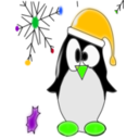 download Linux Penguin clipart image with 45 hue color