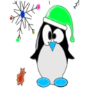 download Linux Penguin clipart image with 135 hue color