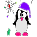 download Linux Penguin clipart image with 270 hue color
