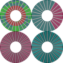 Fragmented Defragmented Circle Disc