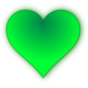 download Rmx Heart clipart image with 180 hue color
