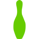 download Bowling Pin Opurple clipart image with 180 hue color
