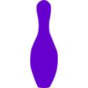 download Bowling Pin Opurple clipart image with 0 hue color