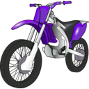 download Motobike clipart image with 270 hue color