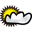 download Clouds clipart image with 0 hue color
