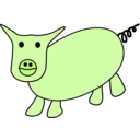 download Cochon clipart image with 90 hue color