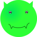 download Smiley Devil clipart image with 90 hue color