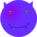 download Smiley Devil clipart image with 225 hue color