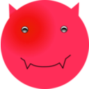 download Smiley Devil clipart image with 315 hue color