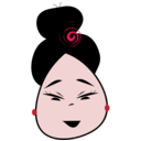 download Happy Japanese Woman clipart image with 0 hue color