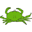 download Crab clipart image with 90 hue color