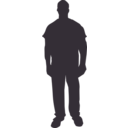download Person Outline 1 clipart image with 90 hue color
