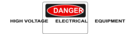 Danger High Voltage Electrical Equipment