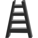 download Ladder clipart image with 225 hue color