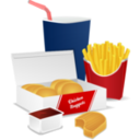 download Fast Food Menu clipart image with 0 hue color