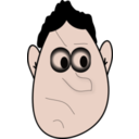 download Angry Man clipart image with 0 hue color