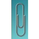 download Paperclip clipart image with 0 hue color