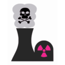 download No Nukes clipart image with 270 hue color