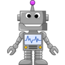 download Open Mouthed Robot clipart image with 45 hue color