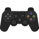 download Playstation3 Gamepad clipart image with 90 hue color
