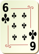 Ornamental Deck 6 Of Clubs