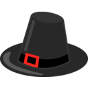download Pilgrim Hat With Black Band clipart image with 315 hue color