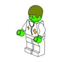 download Lego Town Doctor clipart image with 45 hue color