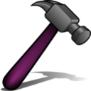 download Hammer clipart image with 270 hue color