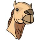 download Camel Head clipart image with 0 hue color