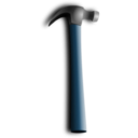 download Hammer clipart image with 180 hue color