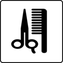download Hotel Icon Hair Salon clipart image with 180 hue color