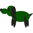 download Dog clipart image with 90 hue color