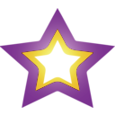 download Star Icon clipart image with 45 hue color