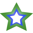 download Star Icon clipart image with 225 hue color