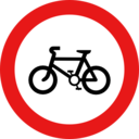 download Roadsign No Cycles clipart image with 0 hue color